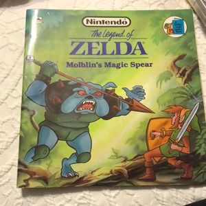 Christmas present 1989 The legend of Zelda Molblin’s Magic Spear book